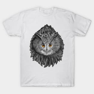 Majestic Night Bird - Eagle Owl T-Shirt